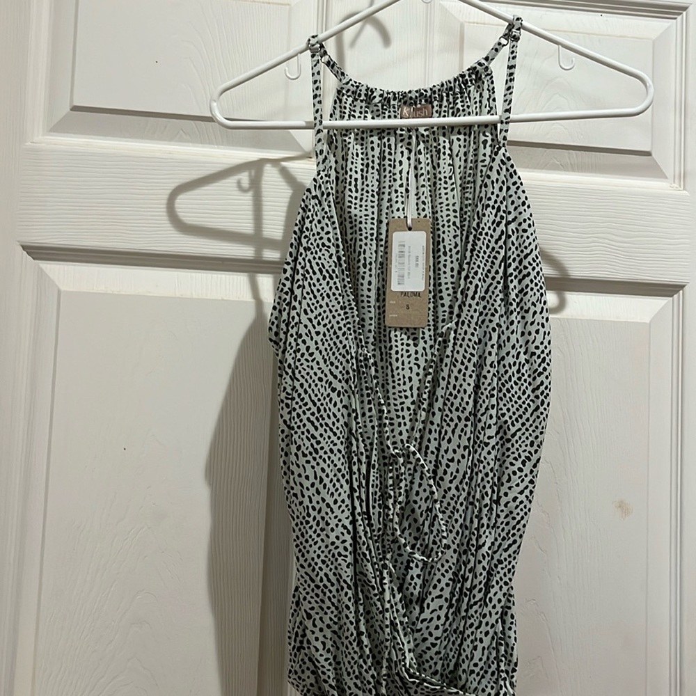 Khush.  Never worn.  Cool fabric.